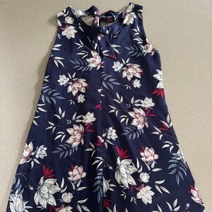 Reitmans Floral Navy Dress